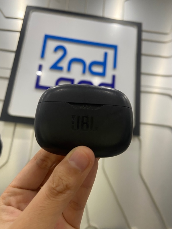 Tai nghe JBL Wave Beam 2 - Màu đen - Ngoại hình: 97% - Xước, tai phải mất đệm tai - Body -