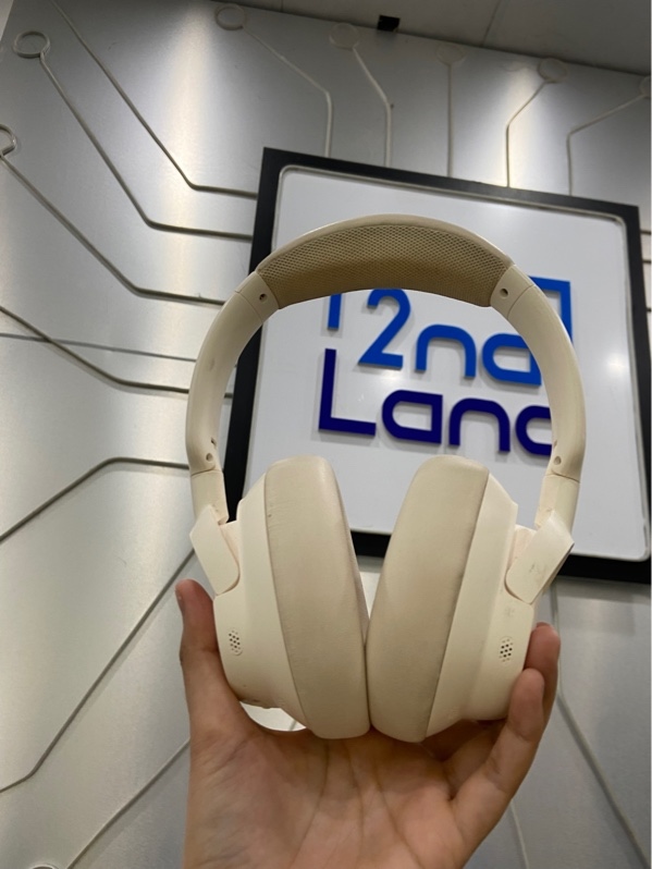 Tai nghe không dây chụp tai Baseus Bass BH1 NC - 2 mode ( dây, bluetooth) - Màu trắng - Ngoại hình: 97% - Kèm Box + dây