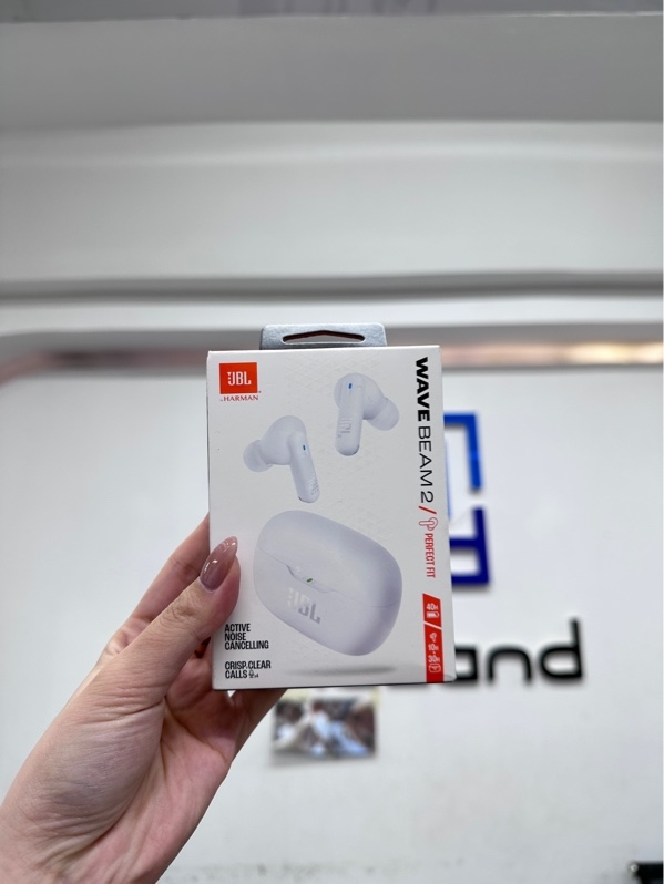 Tai nghe không dây JBL Wave Beam 2 - Màu trắng - Newseal