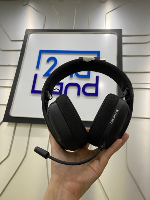 Tai nghe không dây Smailwolf - 2 mode : 2.4/typy-C - Màu đen - Ngoại hình: 98% - Kèm mic