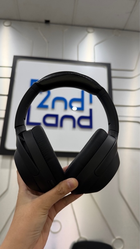 Tai nghe không dây Sony WH-1000XM4 - Màu đen - Ngoại hình: 97% - Đã thay đệm - Kèm túi vải, dây 3.5