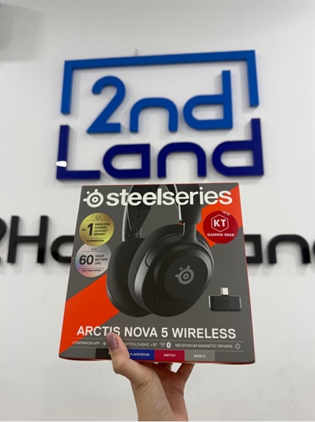 Tai nghe không dây Steelseries Arctis Nova 5 Wireless - Màu đen - Ngoại hình 98% - FullBox