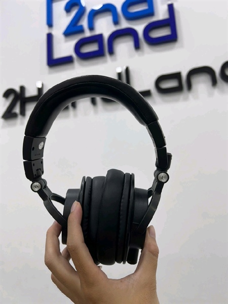 Tai nghe kiểm Audio-technica ATH-M50X - Màu đen - Ngoại hình 98% - Kèm đầu 6.3mm + dây 3.5mm 2