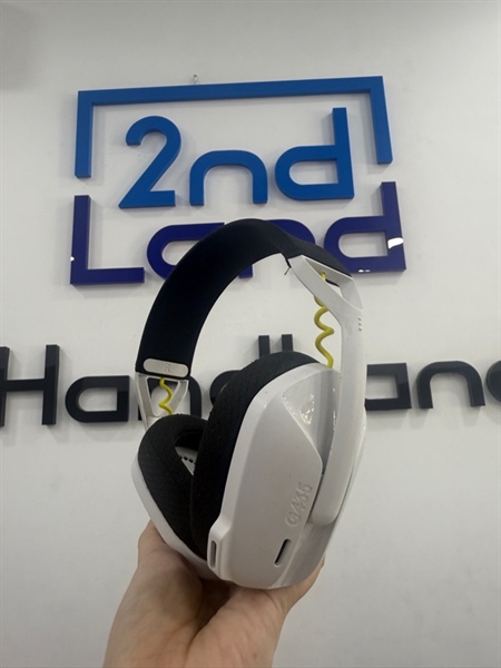 Tai nghe Logitech G435 - 2 mode - Màu trắng - Ngoại hình 97% - xù nhẹ vải đệm - Kèm receiver 2