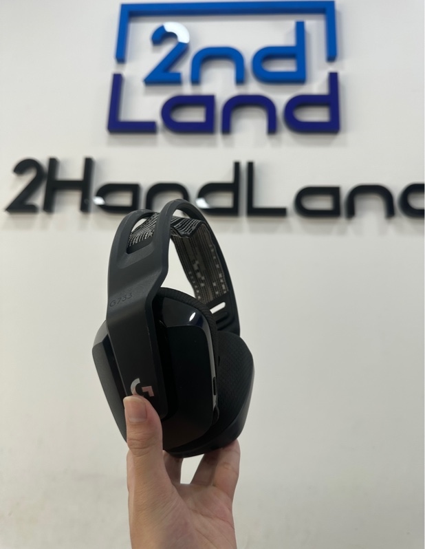 Tai nghe Logitech G733 Lightspeed - 1 mode : receiver - Màu đen - Ngoại hình 97% - Trầy xước, đệm đầu hơi nhão, ốc oxi hoá - Fullbox