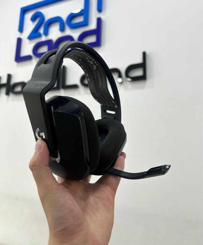 Tai nghe Logitech G733 LIGHTSPEED Wireless Black - 2 mode : dây + receiver - Màu đen - Ngoại hình 97% - Kèm receiver + Dây kết nối