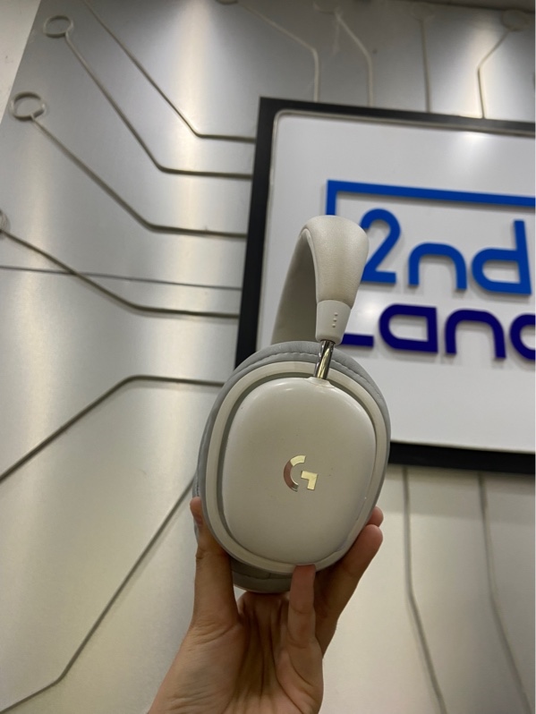 Tai nghe Logitech G735 - 2 mode kết nối ( reciver, bluetooth ) - Màu trắng - Ngoại hình: 97% - Đã thay đệm, không mic - Body