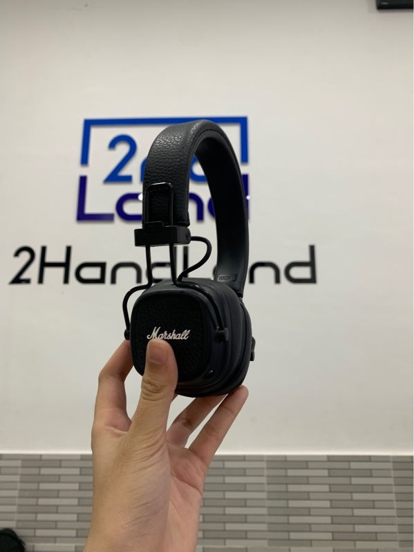 Tai nghe Marhall Major V - Màu đen - Ngoại hình: 98% - Body