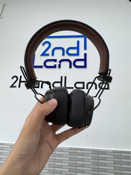 Tai nghe Marshall Major 4 - Màu nâu - Ngoại hình 96% - Bụi, tróc đệm đầu - Body