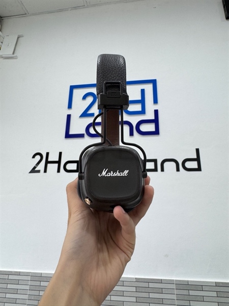 Tai nghe Marshall Major 4 - Màu nâu - Ngoại hình 96% - Bụi, tróc đệm đầu - Body 1