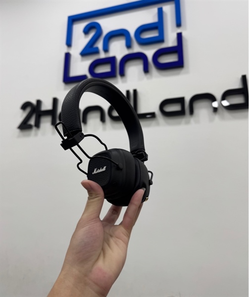 Tai nghe Marshall Major 5 - HÀNG CHÍNH HÃNG có tem ASH - Màu đen - Ngoại hình 98% - Fullbox 1