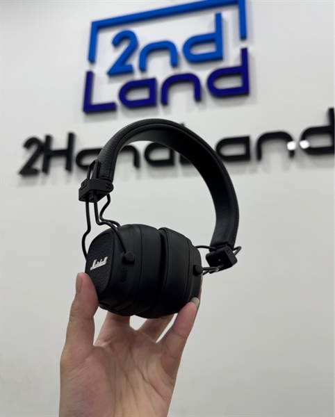 Tai nghe Marshall Major 5 - HÀNG CHÍNH HÃNG có tem ASH - Màu đen - Ngoại hình 98% - Fullbox 2