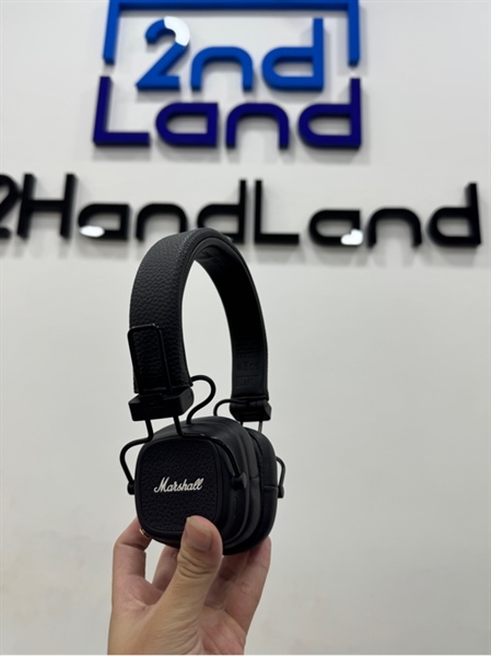 Tai nghe Marshall Major 5 - Hàng EU không tem ash - Màu đen - Ngoại hình 98% - Kèm box + Dây kết nối 1