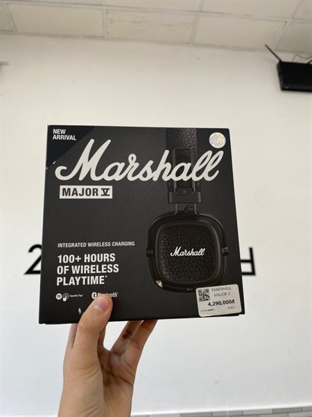 Tai nghe Marshall Major 5 - Màu đen - Ngoại hình 98% - Fullbox