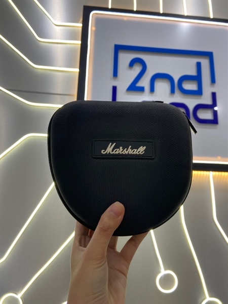 Tai nghe Marshall Major IV - Màu đen - Ngoại hình: 97% - Kèm túi + miếng đệm đầu mới
