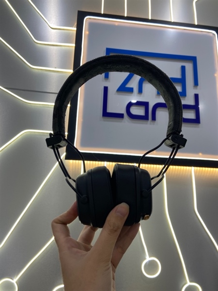 Tai nghe Marshall Major IV - Màu đen - Ngoại hình: 97% - Kèm túi + miếng đệm đầu mới 1