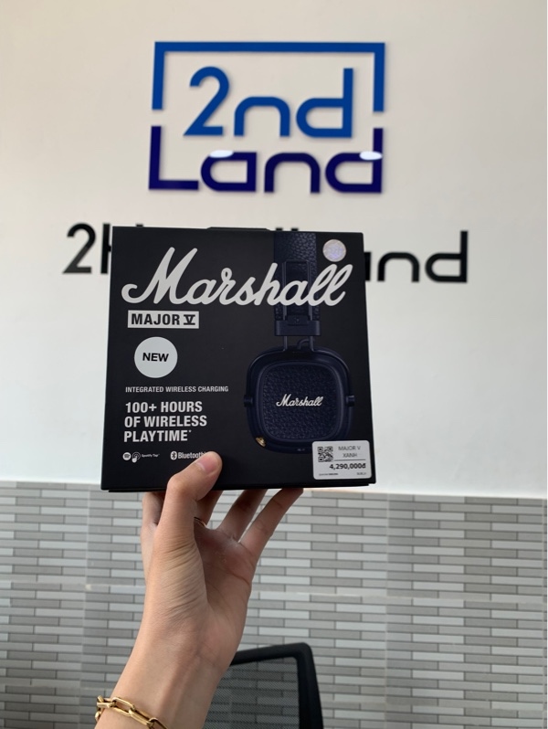 Tai nghe Marshall Major V - Màu đen - Newseal ASH