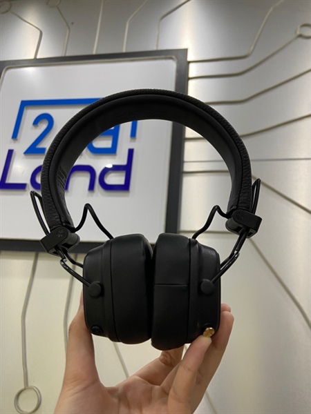 Tai nghe Marshall Major V - Màu đen - Ngoại hình: 97% - Xước nhẹ đệm tai - Kèm sạc + jack 3.5mm