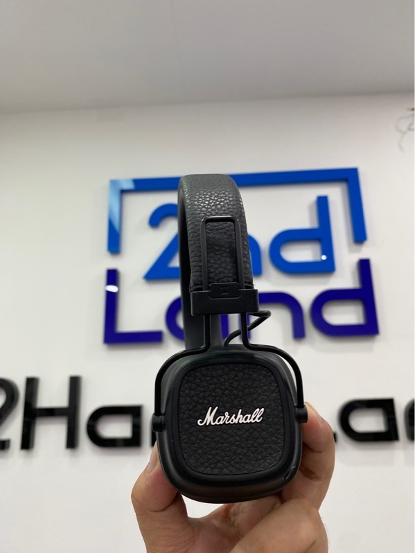 Tai nghe Marshall Major V - Màu đen - Ngoại hình: 98% - Cấn nhẹ góc - FullBox
