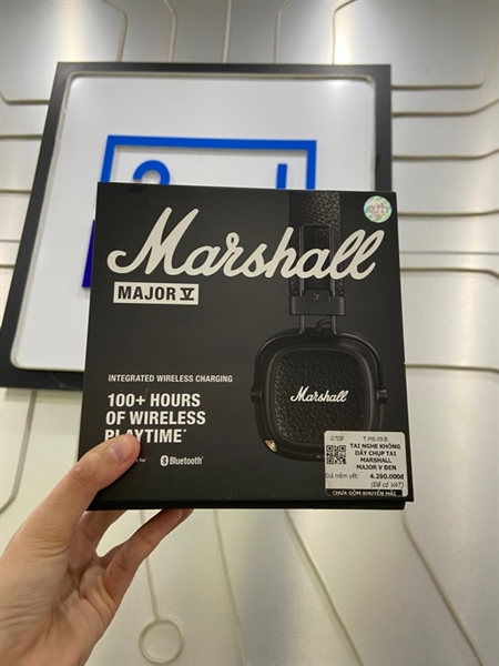 Tai nghe Marshall Major V - Màu đen - Ngoại hình: 98% - FullBox