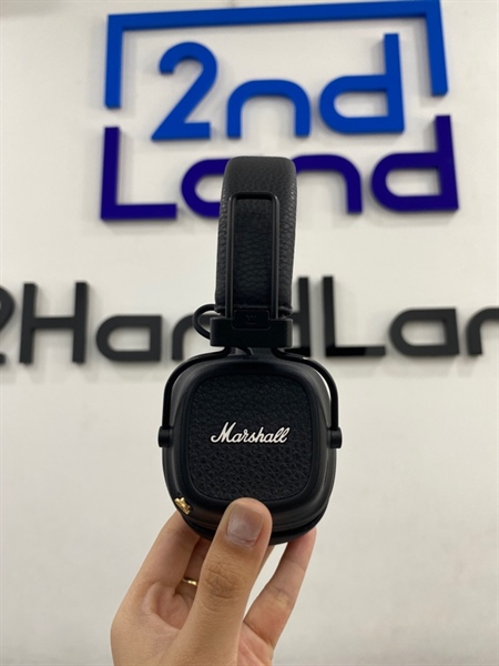 Tai nghe Marshall Major V - Màu đen - Ngoại hình 98% - Kèm Box , dây sạc , 3.5mm 2
