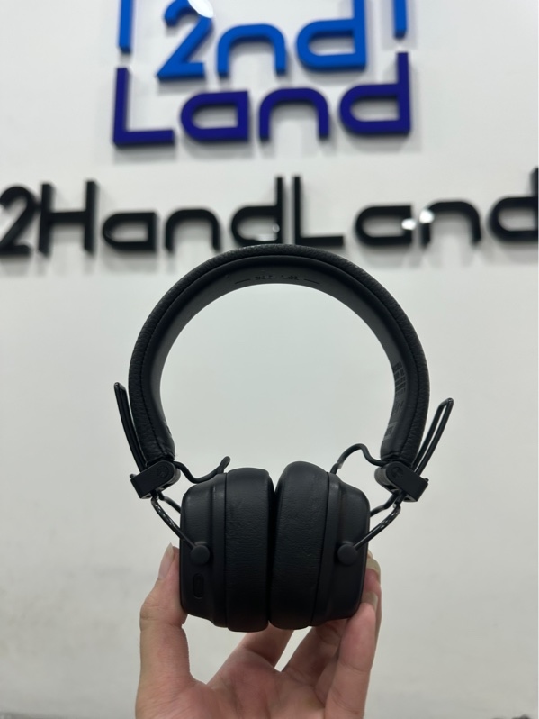 Tai nghe Marshall Majov V - Có tem ASH - 2mode : dây 3.5 , bluetooth - Màu đen - Ngoại hình 97% - Fullbox