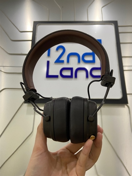 Tai nghe Marshall Marjor 4 - Màu nâu - Ngoại hình: 97% - Tróc nhẹ viền da đệm tai - Kèm túi