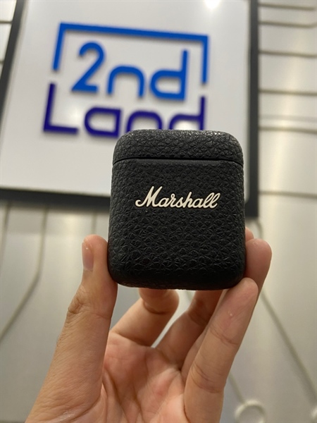 Tai nghe Marshall Minor 3 - Màu đen - Ngoại hình: 98% - Tai phải không nghe được - Body