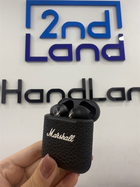 Tai nghe Marshall Minor 3 - Tem ASH - Màu đen - Ngoại hình 98% - Kèm Box , dây usb-c 3