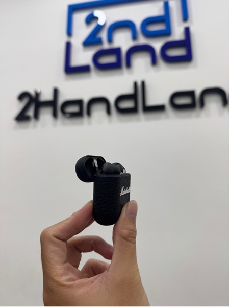 Tai nghe Marshall Minor 4 - Hàng chính hãng có tem ASH - Màu đen - Ngoại hình 98% - Kèm box 3