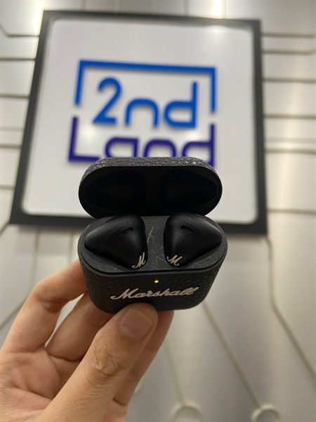 Tai nghe Marshall Minor 4 - Màu đen - Ngoại hình: 98% - Kèm Box 1