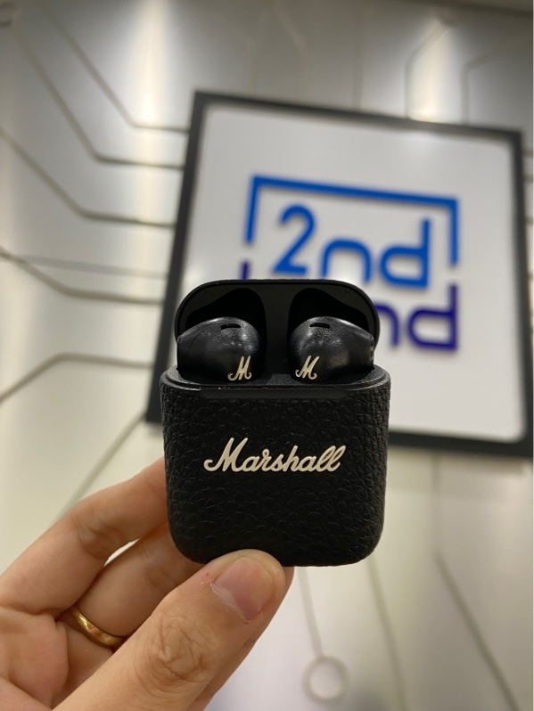 Tai nghe Marshall Minor III - Màu đen - Ngoại hình: 97% - Kèm Box