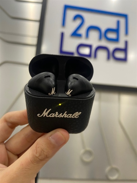 Tai nghe Marshall Minor IV - Màu đen - Ngoại hình: 98% - Có tem ash - Kèm Box + sạc 1