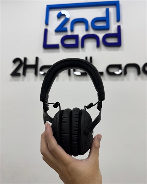 Tai nghe Marshall Monitor 2 ANC - Hàng Chính Hãng Sịn - 2 mode : Dây , bluetooth - Màu đen - Ngoại hình 98% - Còn bảo hành hãng đến 03/2026 - Kèm túi đựng + Dây sạc + Dây 3.5mm 2