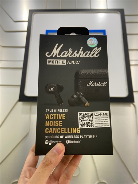 Tai nghe Marshall Motif 2 - ANC - Màu đen - Ngoại hình: 98% - FullBox