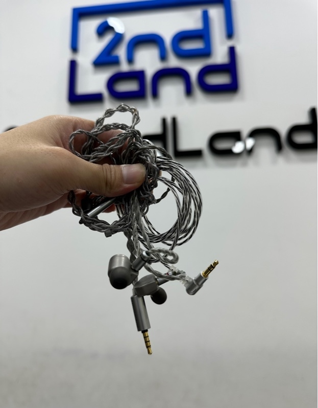 Tai nghe Moondrop LAN - Màu xám - Ngoại hình 98% - Fullbox + Dây "Moondrop MC2 Microphone Upgrade Cable"