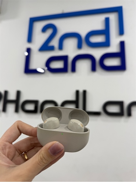 Tai nghe nhét tai Sony WF-1000XM5 - Màu kem - Ngoại hình 97% - Case dính màu do đeo ốp lâu ngày - Body 1