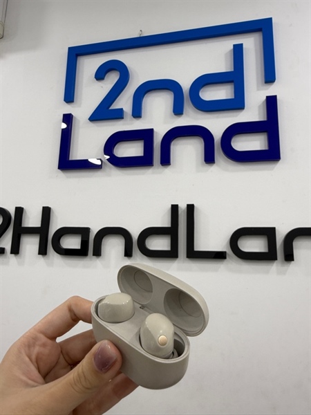 Tai nghe nhét tai Sony WF-1000XM5 - Màu kem - Ngoại hình 97% - Case dính màu do đeo ốp lâu ngày - Body 2