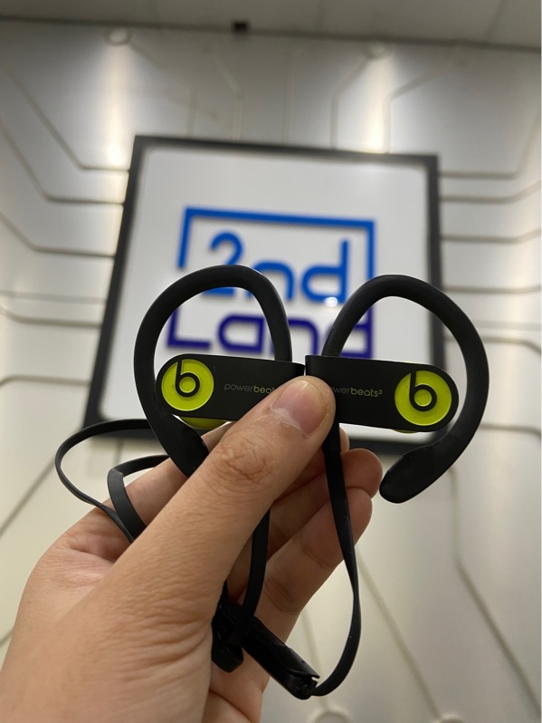 Tai nghe Powerbeats 3 Wireless - Màu xanh đen - Ngoại hình: 97% - Ố nhiều , trầy xước - Body