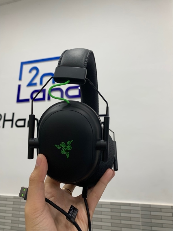Tai nghe Razer BlackShark V2 Special Edition - Màu đen - Ngoại hình: 97% - Body, kèm soundcard, thiếu mic