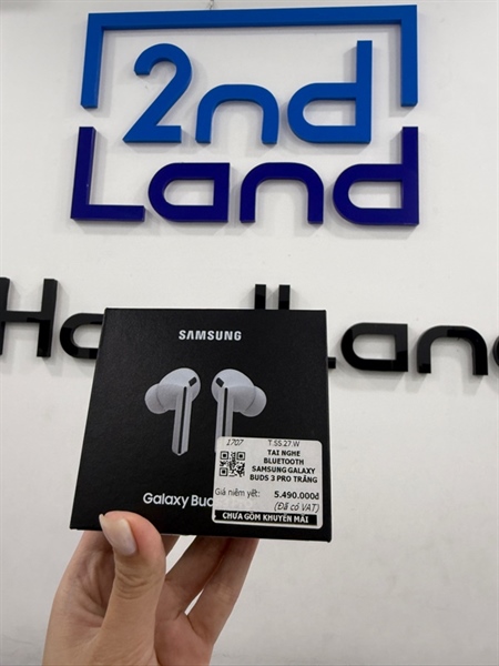 Tai nghe Samsung Buds 3 Pro - Màu trắng - Ngoại hình 98% - FullBox