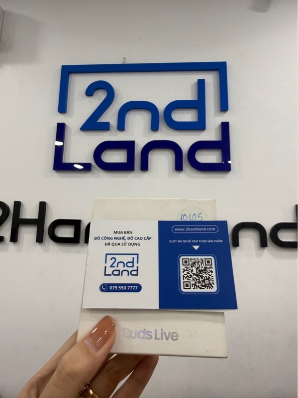 Tai nghe Samsung Buds Live - Màu hồng - Ngoại hình 96% - case trầy xước, tróc sơn 2 tai, nứt vỏ tai phải - Kèm Box