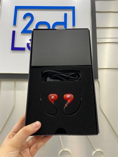 Tai nghe Sennheiser 1E 100 Pro In-Far Monitaring - Màu đỏ - Ngoại hình: 98% - FullBox