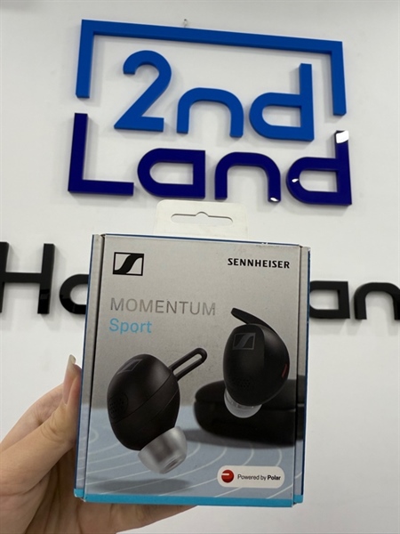 Tai nghe Sennheiser Momentum Sport - Màu đen - Ngoại hình 99% - FullBox