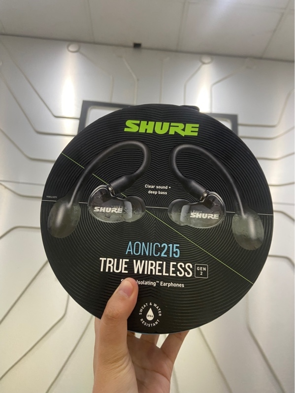 Tai Nghe Shure Aonic 215 Gen 2 - 1 Mode Bluetooth - Màu đen - Ngoại hình: 99% - OpenBox