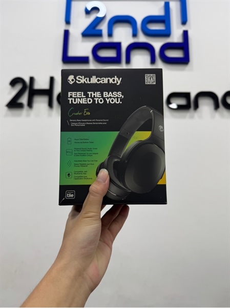 Tai nghe Skullcandy Crusher Evo Wireless - Màu đen - Ngoại hình 97% - Bung sơn - Body 3