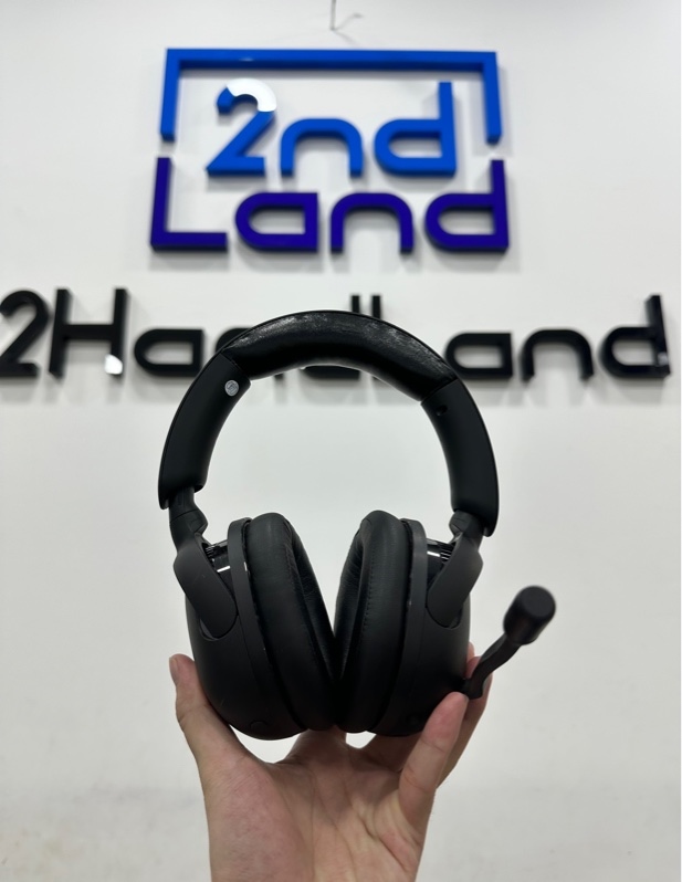 Tai nghe Sony inzone H5 WH-G500 - Màu đen - Ngoại hình 97% - Đã thay đệm đầu, trầy xước, mic bị nứt - Kèm Box + Receiver + Dây sạc