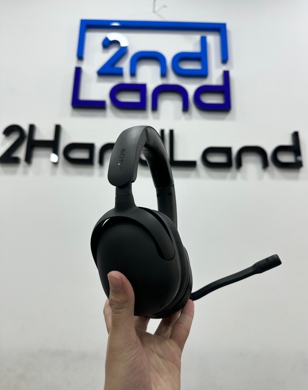 Tai nghe Sony inzone H5 WH-G500 - Màu đen - Ngoại hình 97% - Đã thay đệm đầu, trầy xước, mic bị nứt - Kèm Box + Receiver + Dây sạc