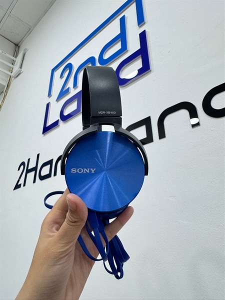 Tai nghe Sony MDR-XB950AP - Màu xanh - Ngoại hình 97% - Tróc đệm tai nhẹ - Fullbox 2