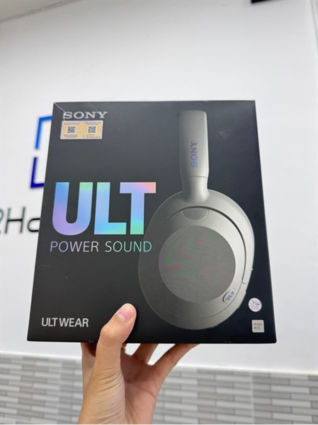 Tai nghe Sony ULT Wear WH-ULT 900N - Màu trắng - Ngoại hình 97% - Đệm tai ố hồng - Fullbox